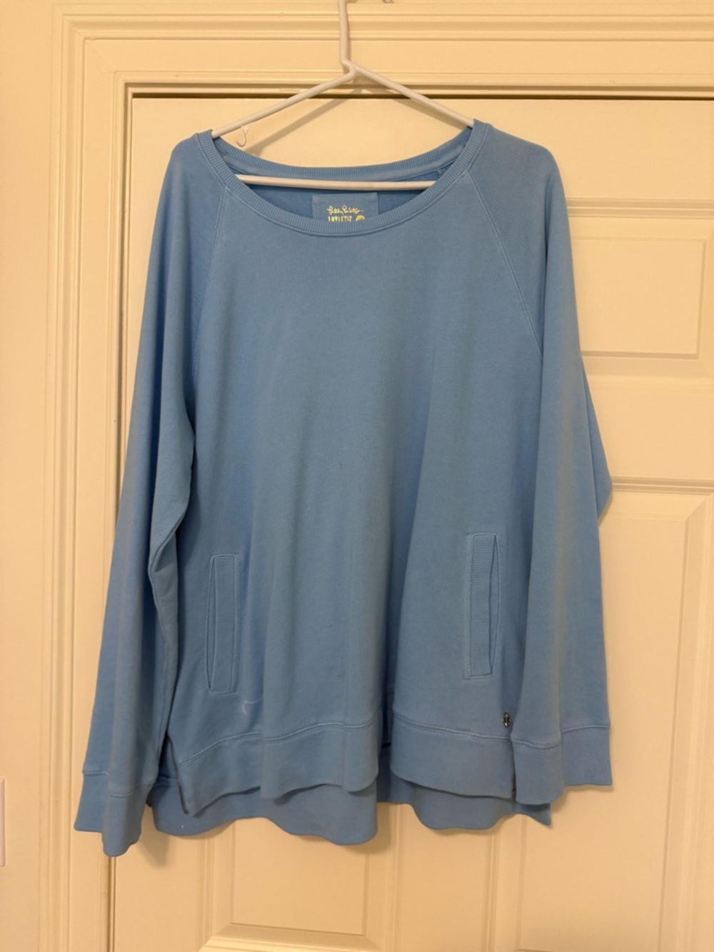 Lilly Pulitzer XXL Beachcomber Pullover Blue